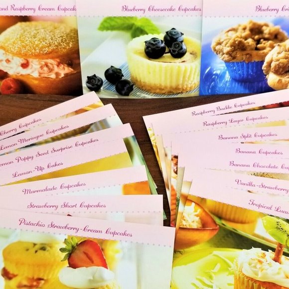 PUBLICATION INT'L Cupcake Recipe Box Collection NWT - Picture 7 of 9